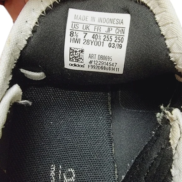 Adidas Gray Sneakers Cloudfoam Pure Running Shoes Size 8.5 - Picture 9 of 9